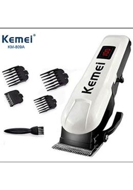 Kemei KM-809A Digital Electric Rechargeable Professional Hair Clipper Trimmer