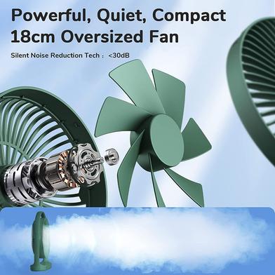 USB Portable Rechargeable Fan 4000mAH Battery with Type C Charging Port