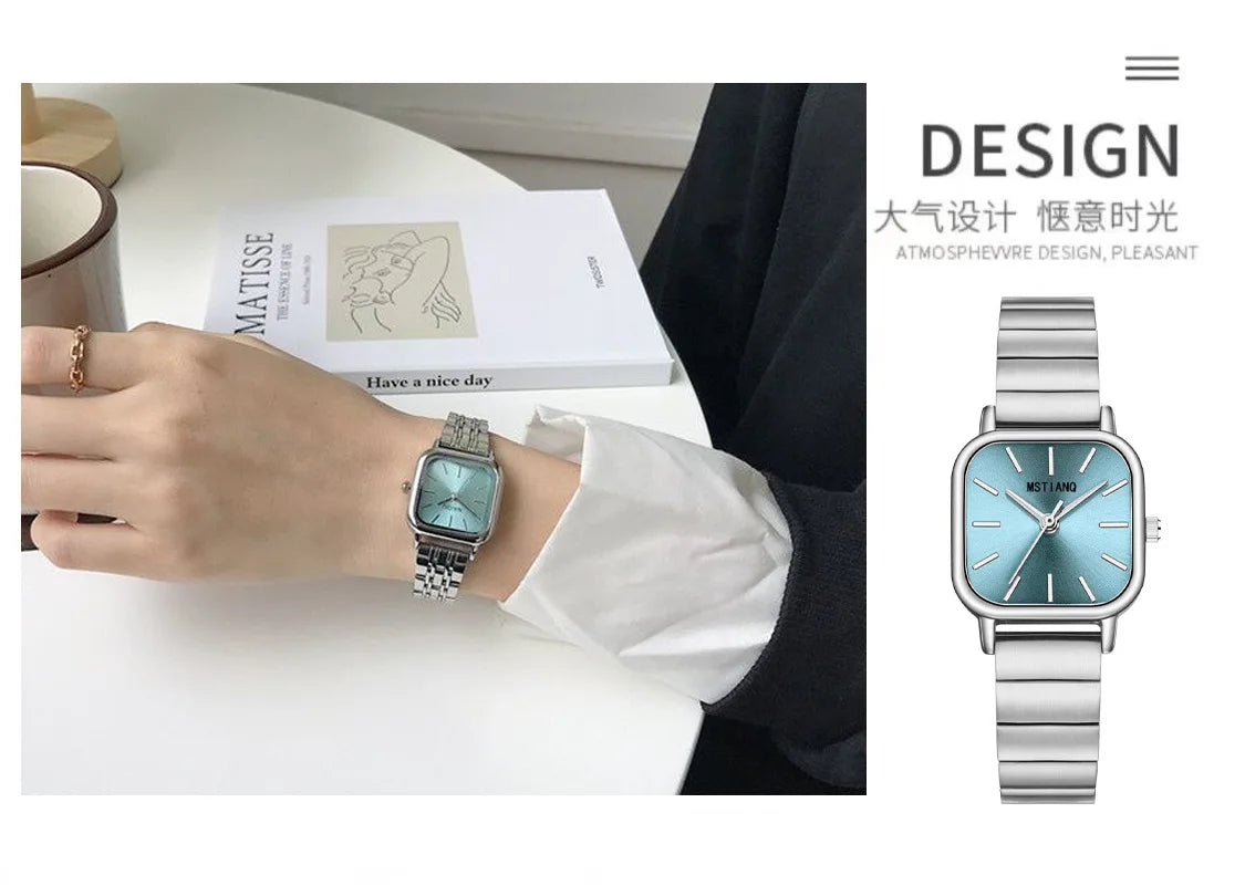 Luxury Women Watch Steel Belt Ladies Quartz Wristwatch Montre Femme Beautiful Gifts