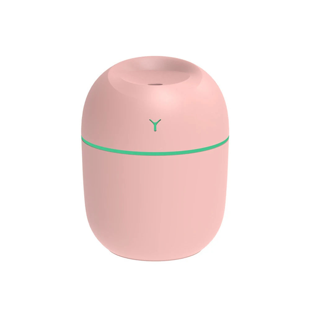 MINI Portable 220ML Air Humidifier Aroma Essential Oil Diffuser Humidificador for Home Car Office with LED Night Lamp Freshner