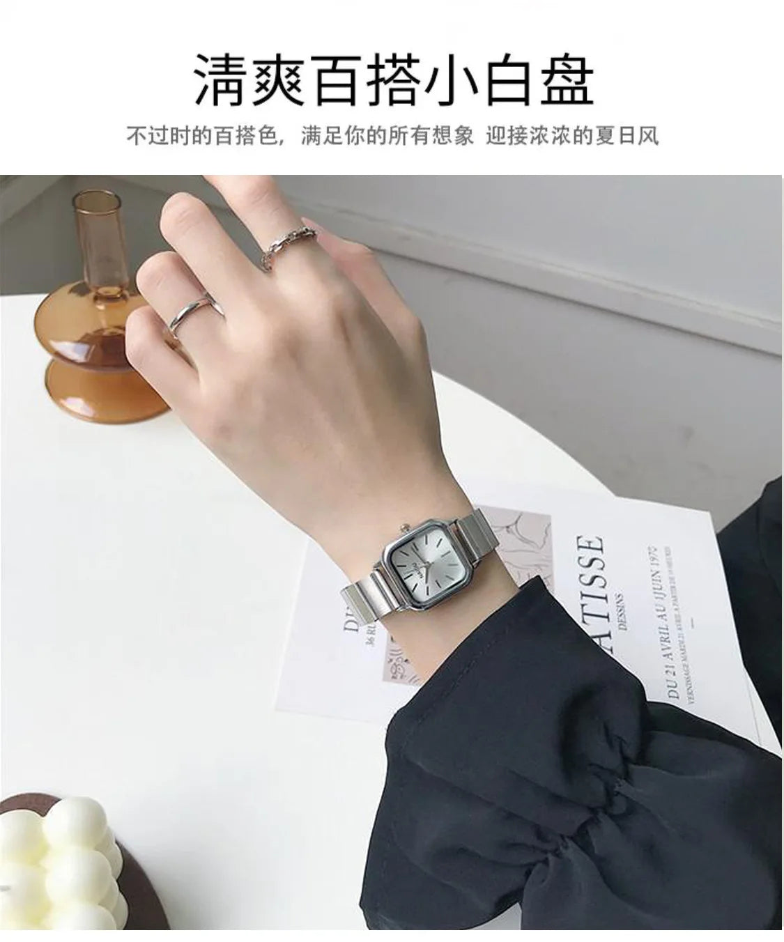Luxury Women Watch Steel Belt Ladies Quartz Wristwatch Montre Femme Beautiful Gifts