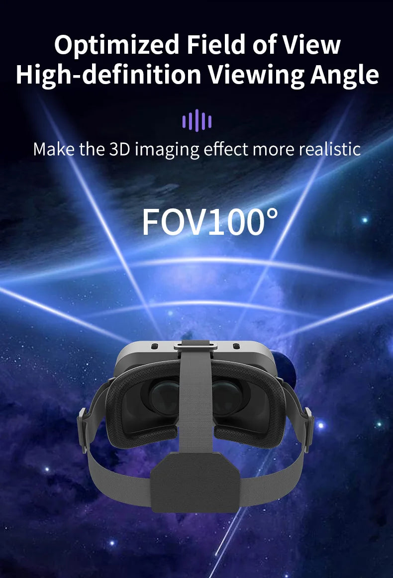 VR SHINECON 3D Glasses Virtual Reality Helmet Lenses Viar Goggles For Smartphones Game Accessory with Original Box