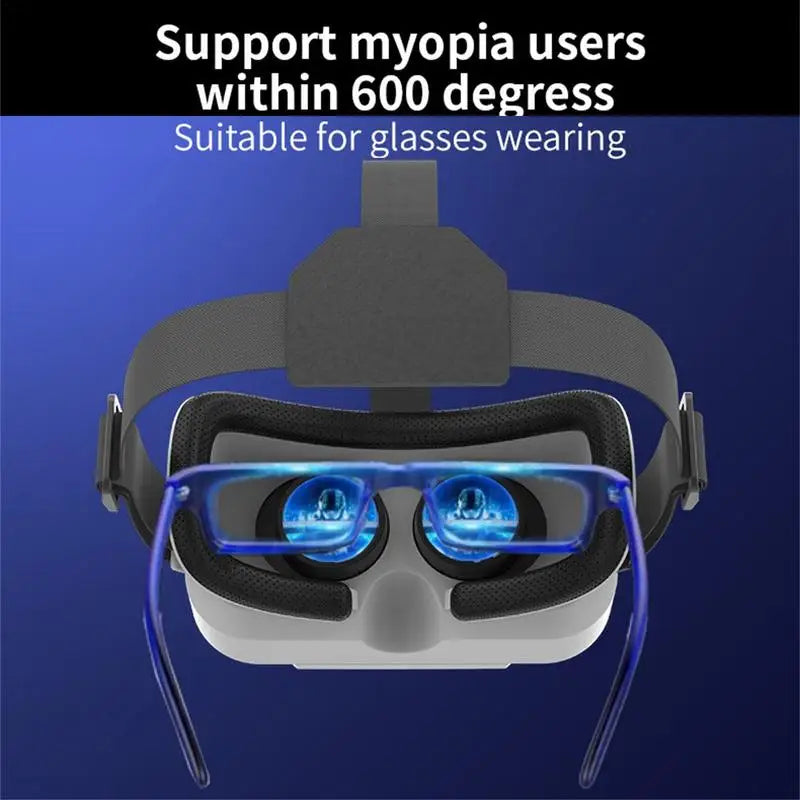VR Virtual Reality 3D Glasses Box Stereo VR Comfortable Headset Helmet For 4.5-7.0 Inch Screen Smartphone