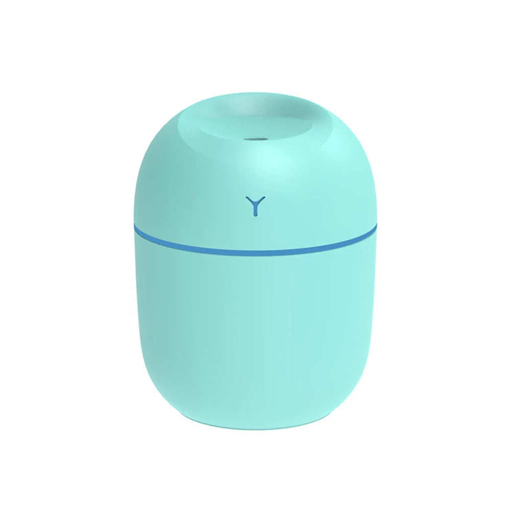 MINI Portable 220ML Air Humidifier Aroma Essential Oil Diffuser Humidificador for Home Car Office with LED Night Lamp Freshner