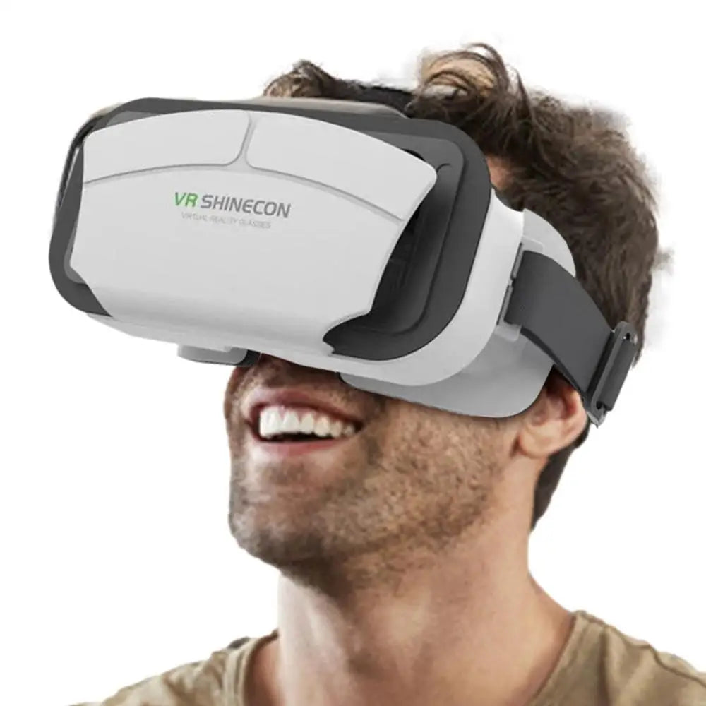 VR Virtual Reality 3D Glasses Box Stereo VR Comfortable Headset Helmet For 4.5-7.0 Inch Screen Smartphone