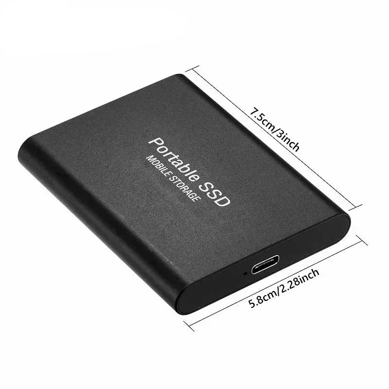 Waterproof SSD External Hard Drive 4TB- USB 3.1 - Ultra Portable SSD Solid Disk- Shockproof - Plug & Play - Mac/PC Compatible