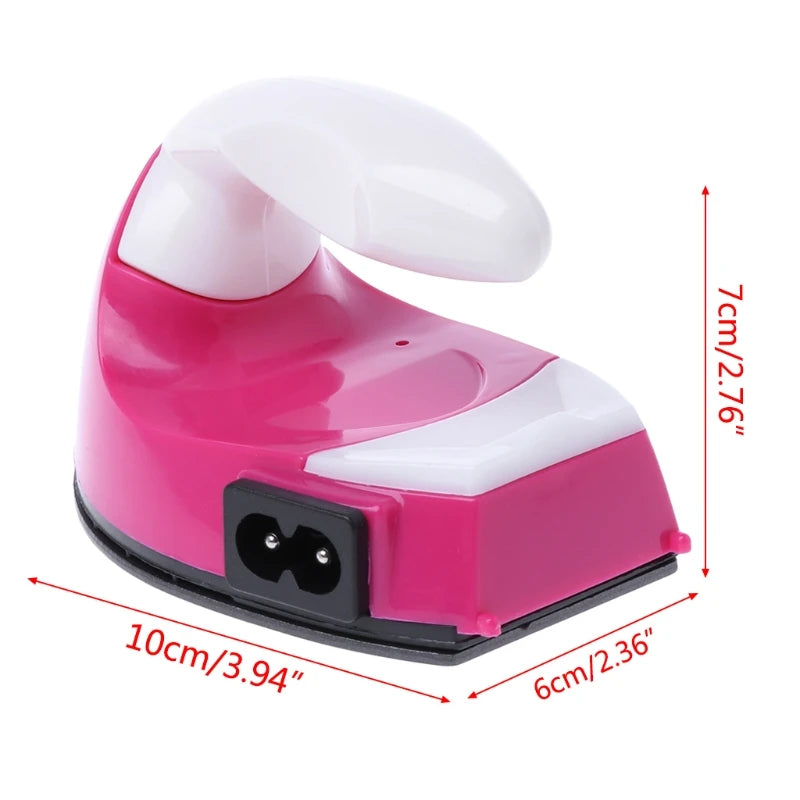 Mini Craft Iron Heat Press Portable Handy Heat Press Small Iron with Charging Base Accessories for Beads Patch Clothes