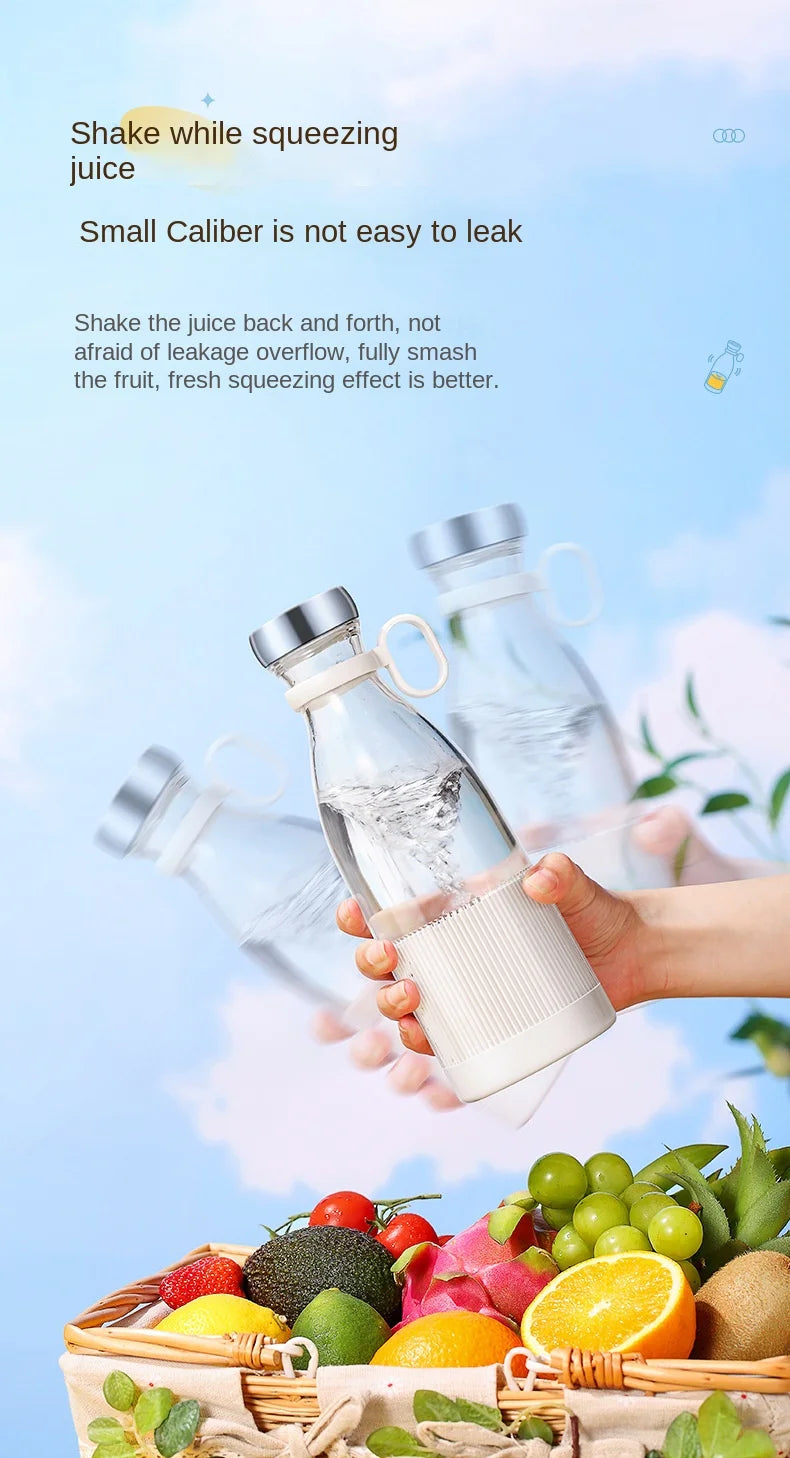 Portable Blender USB Rechargeable Mini Juicer Blender Personal Size Kitchen blenders for Juices Shakes and Smoothies