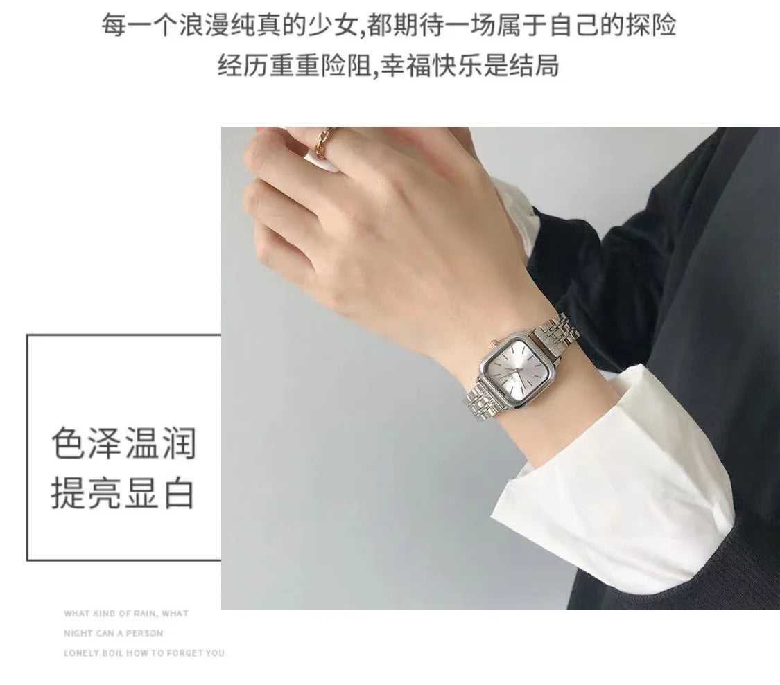 Luxury Women Watch Steel Belt Ladies Quartz Wristwatch Montre Femme Beautiful Gifts