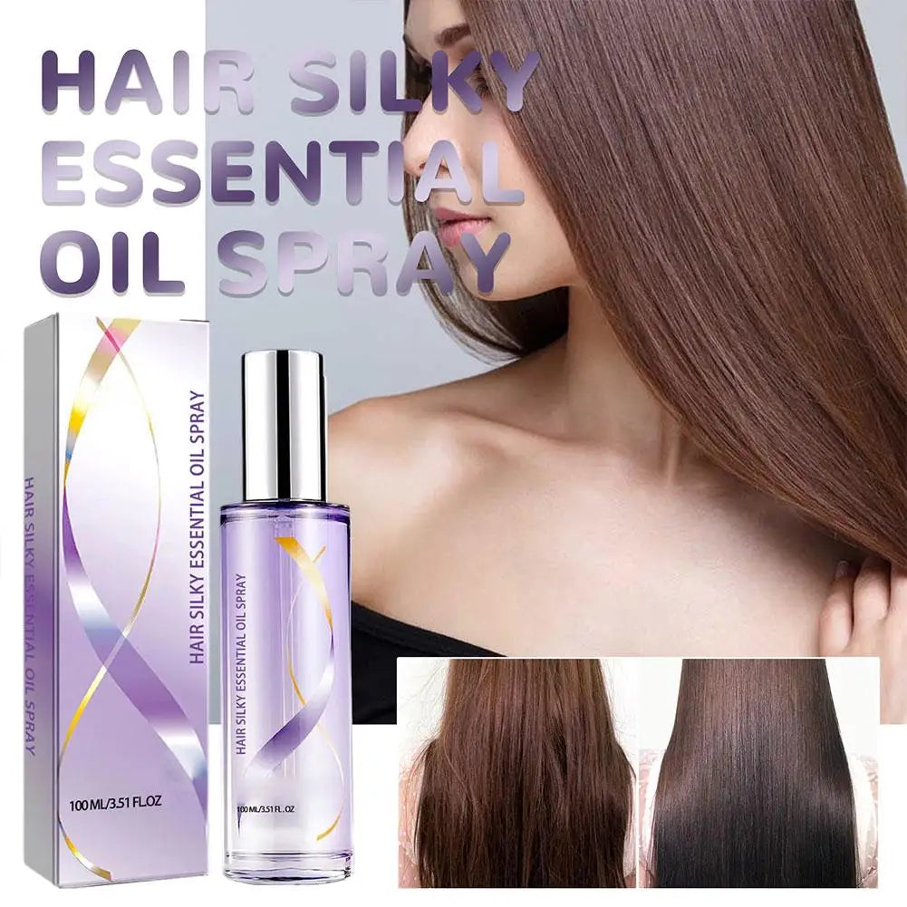100ml Haircare Essential Oil Efficient Moisturizing Product Spray Essence Head-care Hair Anti-dry Care Softening