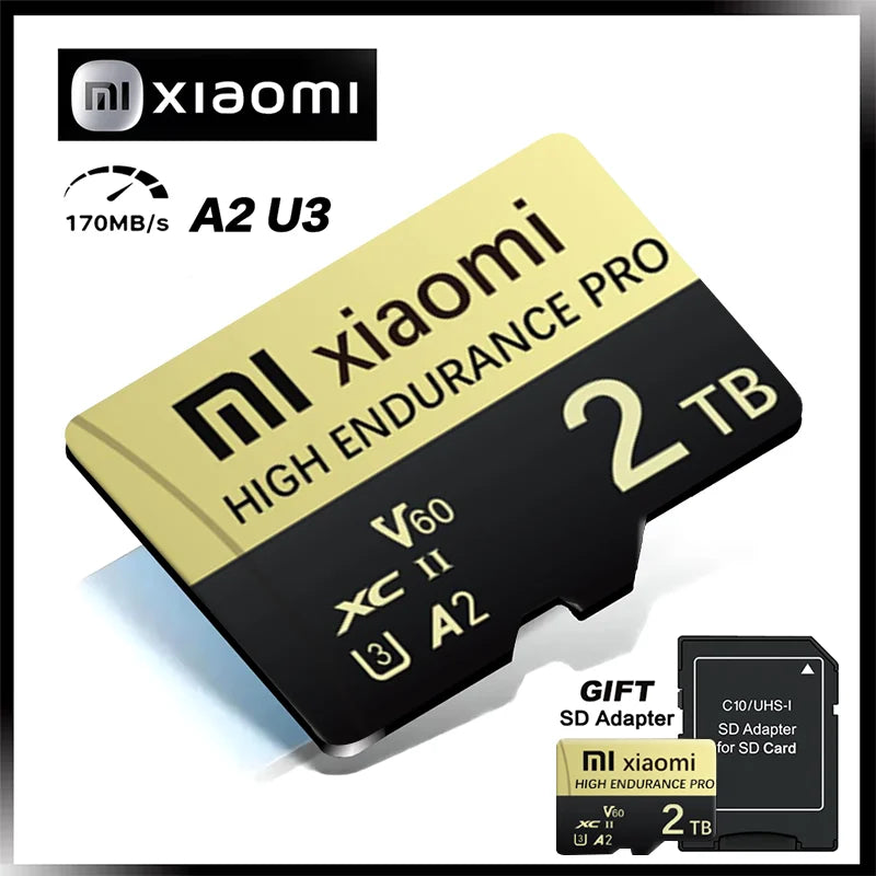 XIAOMI 2TB SD Memory Card 1TB 512GB SD Card 256GB Ultra-fast Transfer Micro TF SD Card 128GB