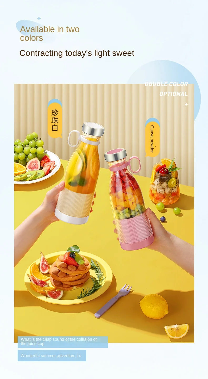 Portable Blender USB Rechargeable Mini Juicer Blender Personal Size Kitchen blenders for Juices Shakes and Smoothies