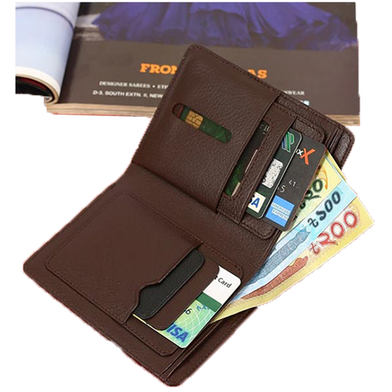 Topex Premium Quality Leather Wallet - Classic Brown