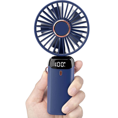 USB Handheld Mini Fan Foldable Portable Neck Hanging Fans 5 Speed USB