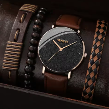 New men fashion analog watch. Geneva, NO BOX 