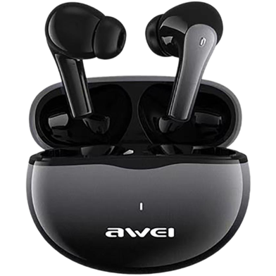Awei T62 TWS Bluetooth 5.3 ENC Noise Cancellation Earbuds Black