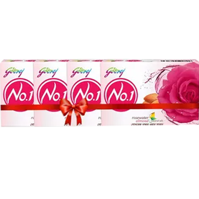 Buy 3 Get 1 Free Godrej No.1 Rose 100g
