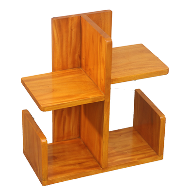 Wooden Table Book Shelf