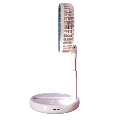 JY-2215 Professional Rechargeable Fan With LED Light 12.5 Inch