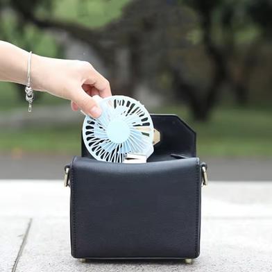 Portable Mini Desktop Air Cooler Rechargeable Folding Fan