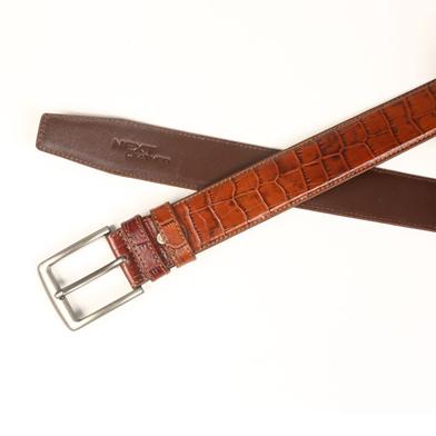 Next Leather Brand Original Leather Crocodile Design Belt 