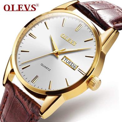 OLEVS China Quartz Watch Auto Date Week Fashion Watch for Gents