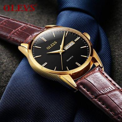 OLEVS China Quartz Watch Auto Date Week Fashion Watch for Gents