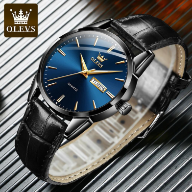 OLEVS China Quartz Watch Auto Date Week Fashion Watch for Gents