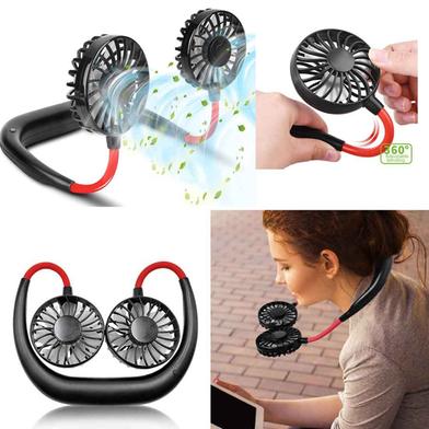Portable USB Rechargeable Neck Fan
