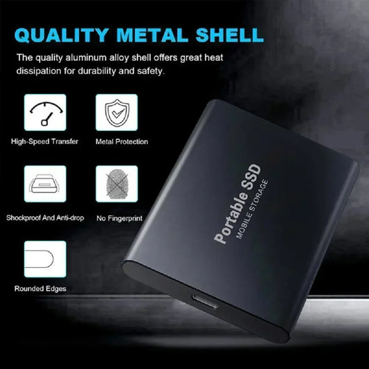 Waterproof SSD External Hard Drive 4TB- USB 3.1 - Ultra Portable SSD Solid Disk- Shockproof - Plug & Play - Mac/PC Compatible