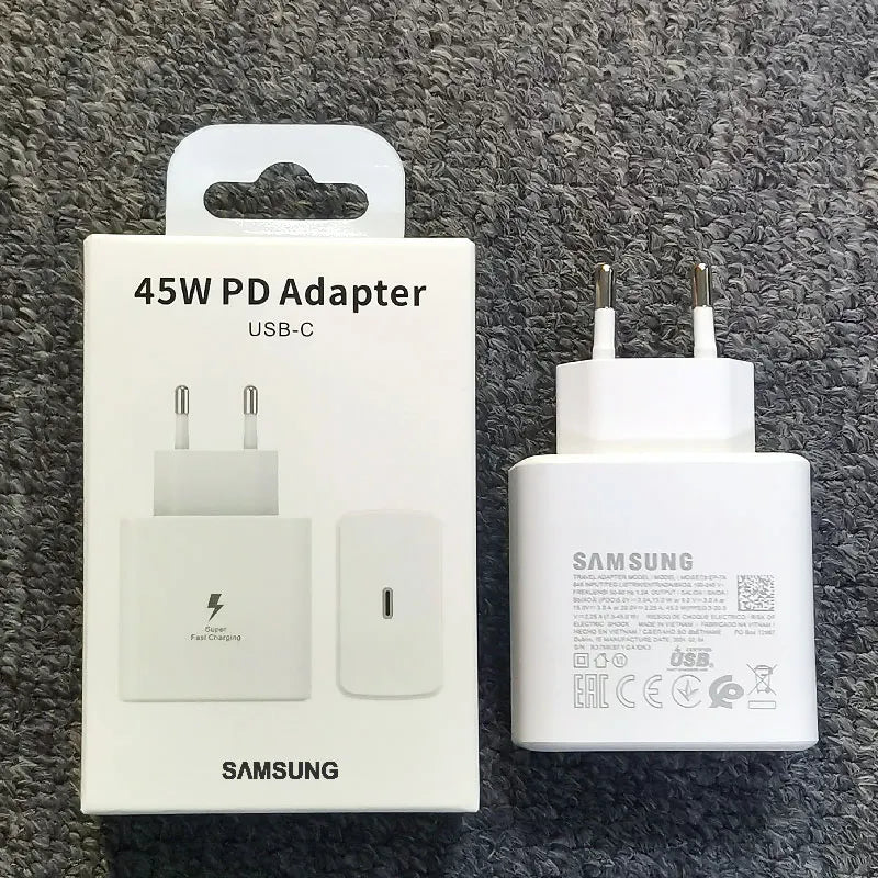 Samsung 45W PD Charger Super Fast Charging Adapter type c to c
