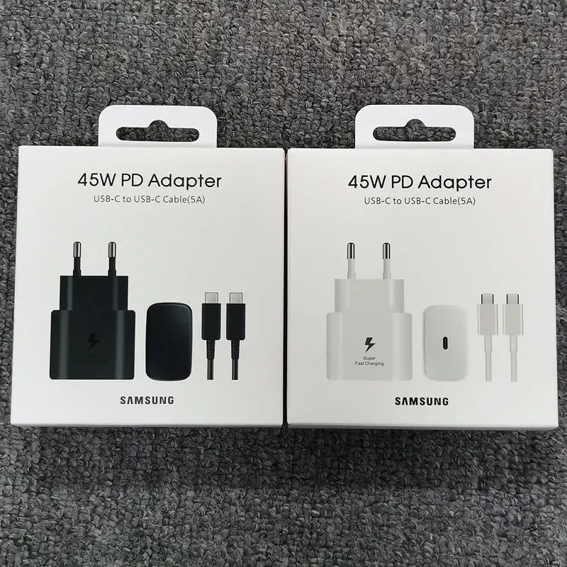 Samsung 45W PD Charger Super Fast Charging Adapter type c to c