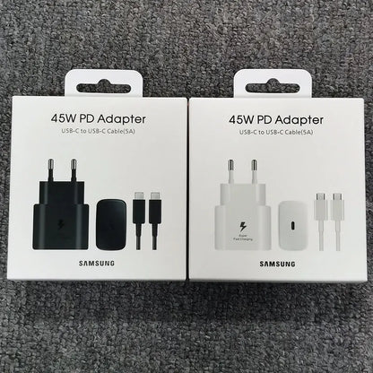 Samsung 45W PD Charger Super Fast Charging Adapter type c to c