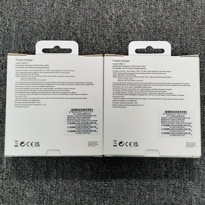 Samsung 45W PD Charger Super Fast Charging Adapter type c to c