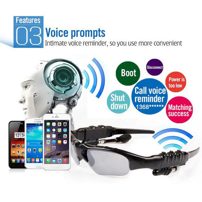Bluetooth 5.0 Headsets Wireless Glasses Earphones Waterproof Noise Reduction Earbuds