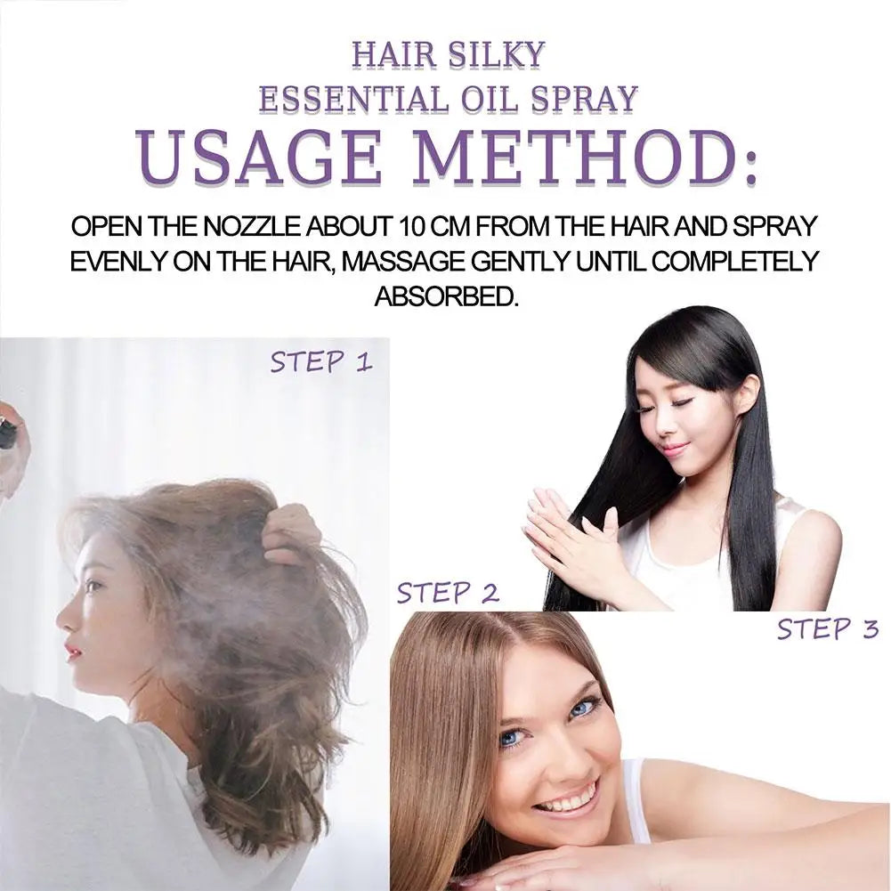 100ml Haircare Essential Oil Efficient Moisturizing Product Spray Essence Head-care Hair Anti-dry Care Softening