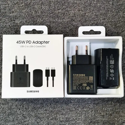 Samsung 45W PD Charger Super Fast Charging Adapter type c to c