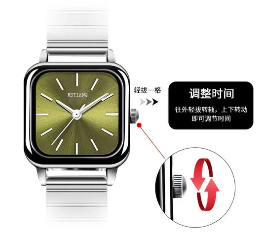 Luxury Women Watch Steel Belt Ladies Quartz Wristwatch Montre Femme Beautiful Gifts