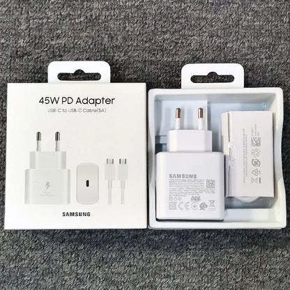 Samsung 45W PD Charger Super Fast Charging Adapter type c to c