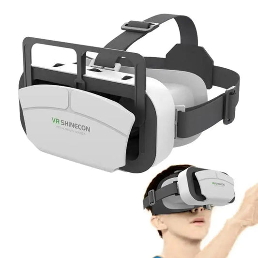VR Virtual Reality 3D Glasses Box Stereo VR Comfortable Headset Helmet For 4.5-7.0 Inch Screen Smartphone