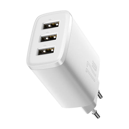 Baseus USB Charger Multiple Ports 3.4A Fast Charging Charge Phone Charger