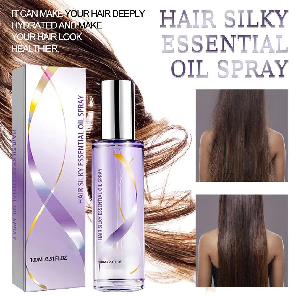 100ml Haircare Essential Oil Efficient Moisturizing Product Spray Essence Head-care Hair Anti-dry Care Softening