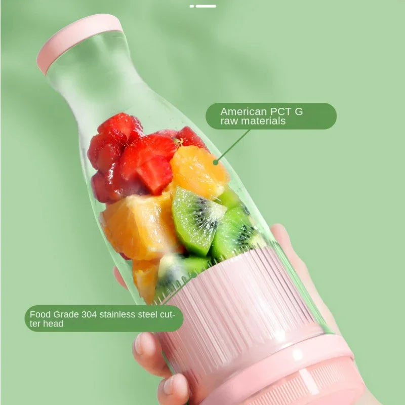 Portable Blender USB Rechargeable Mini Juicer Blender Personal Size Kitchen blenders for Juices Shakes and Smoothies