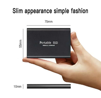 Waterproof SSD External Hard Drive 4TB- USB 3.1 - Ultra Portable SSD Solid Disk- Shockproof - Plug & Play - Mac/PC Compatible