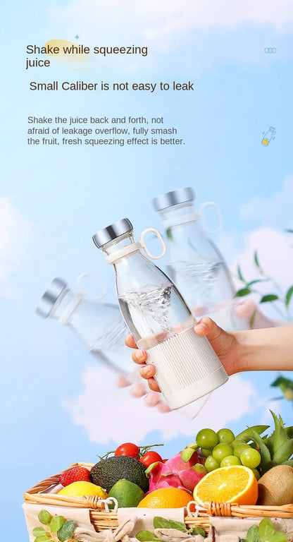 Portable Blender USB Rechargeable Mini Juicer Blender Personal Size Kitchen blenders for Juices Shakes and Smoothies