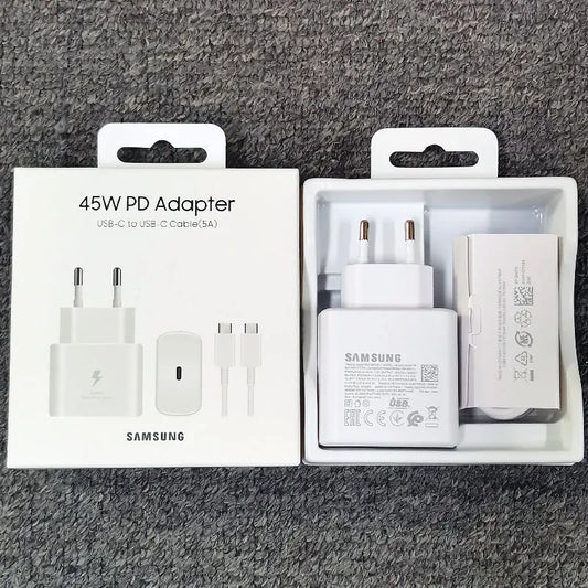 Samsung 45W PD Charger Super Fast Charging Adapter type c to c