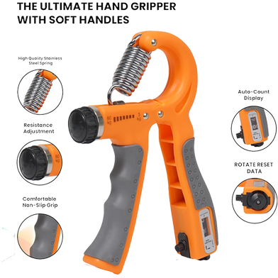 Sports And Fitness Counting 5-60kg Adjustable Hand Grip