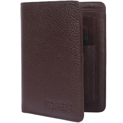 Topex Premium Quality Leather Wallet - Classic Brown