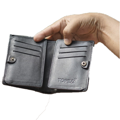 Topex Premium Quality Leather Bike Wallet