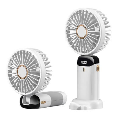 USB Handheld Mini Fan Foldable Portable Neck Hanging Fans 5 Speed USB